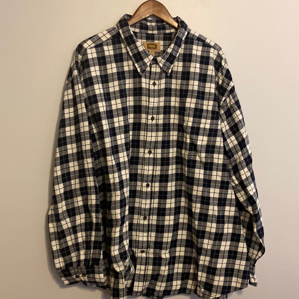 Foundry Supply Co Plaid Shirt Sz 4XL